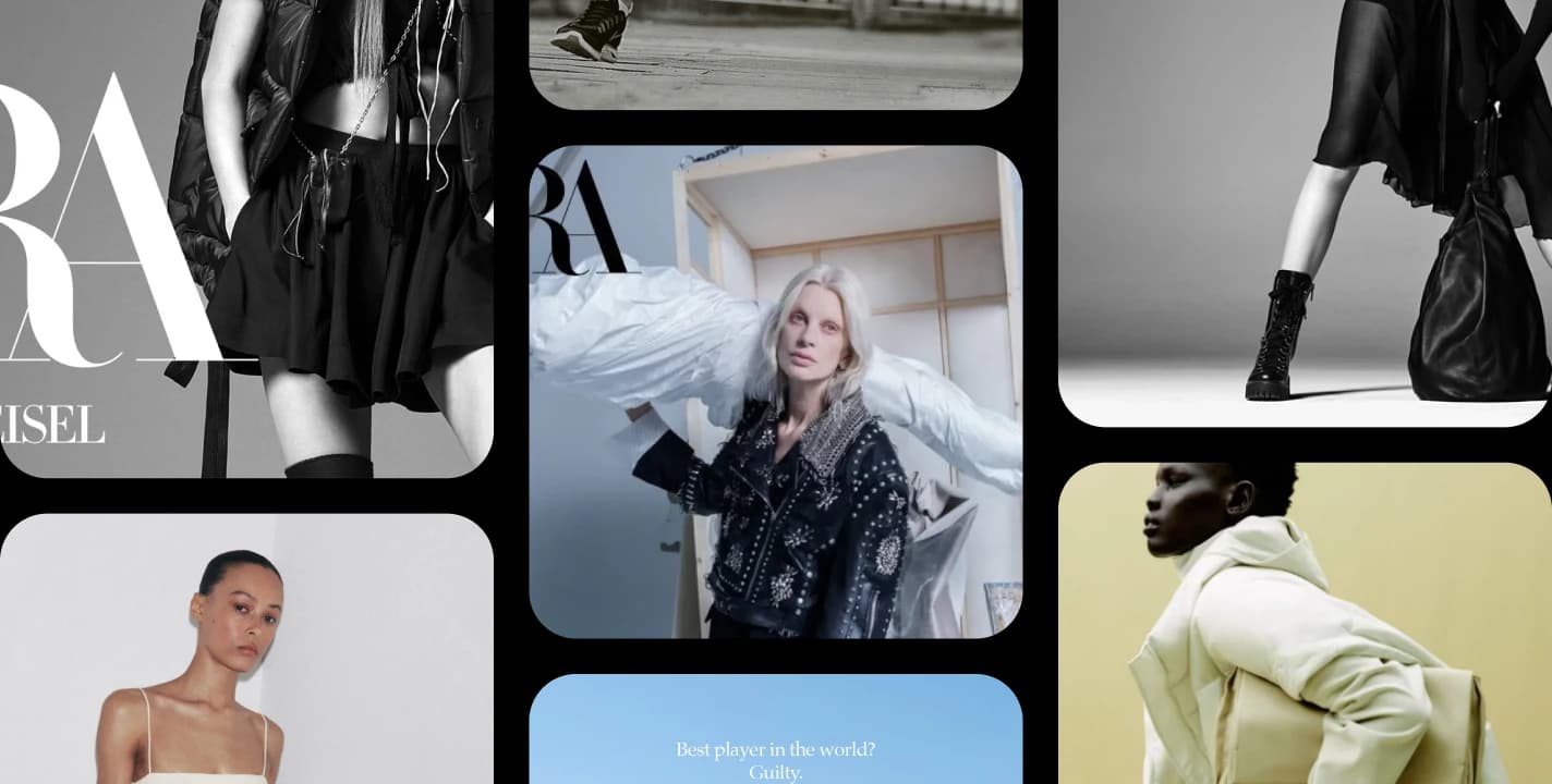 Zara recent Meta ad creatives