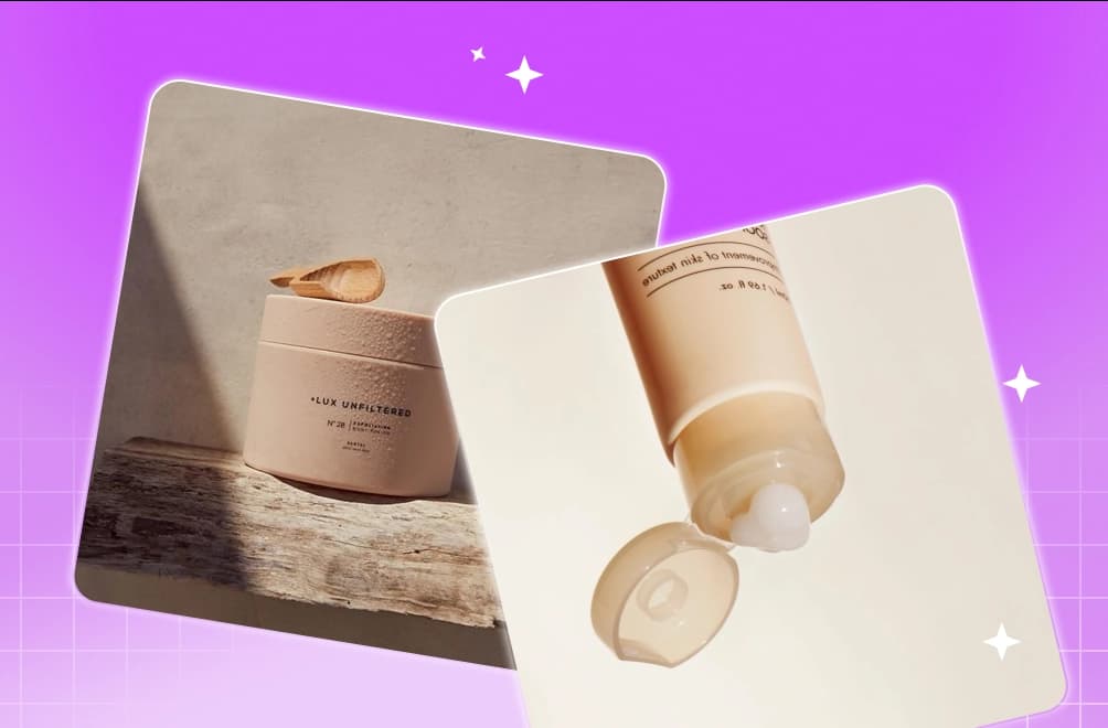 Beauty products photography