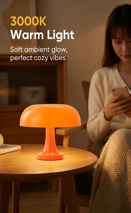 A fan of ad concepts generated for one lamp