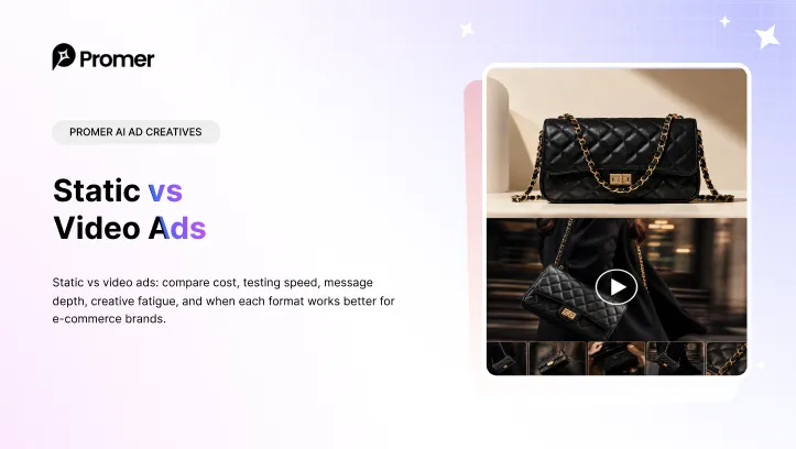 Static vs Video Ads: Which Format Should Ecommerce Brands Test First?