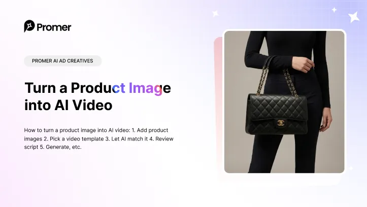 How to Turn a Product Image Into AI Video Within 5 Steps?