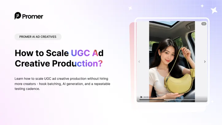 How to Scale UGC Ad Creative Production?